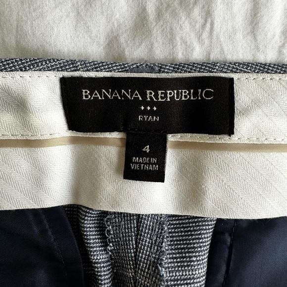 BANANA REPUBLIC CLASSIC-FIT SHINE PLAID BLAZER FULL 3 PIECE SUIT - Picture 5 of 11